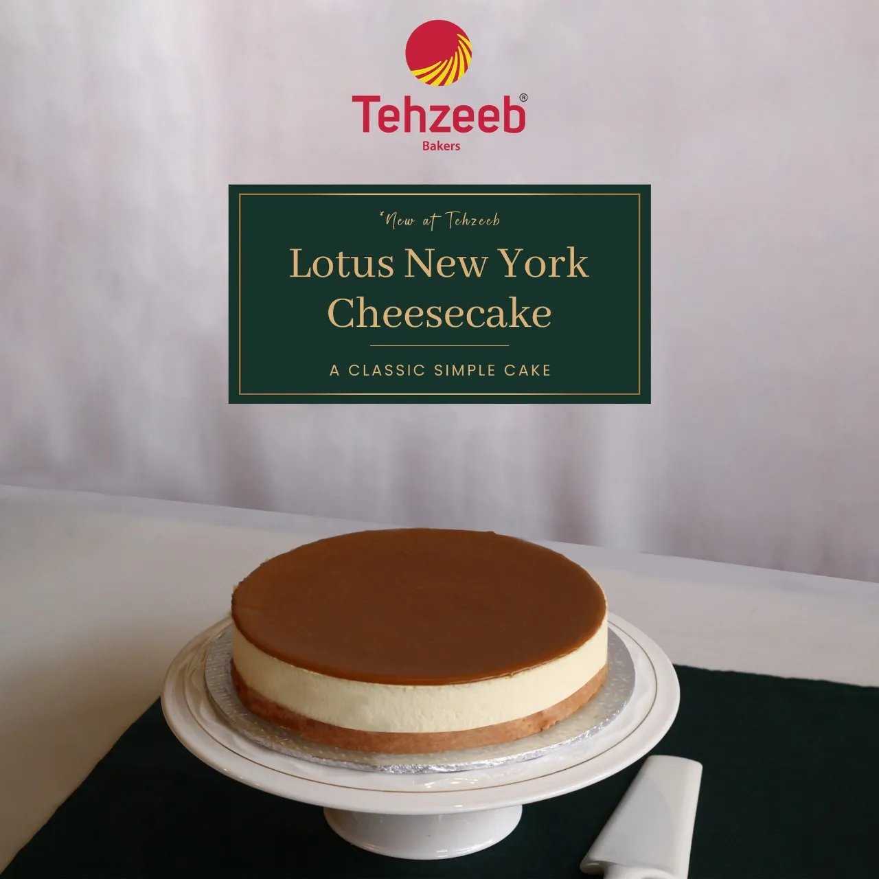 LOTUS CHEESE CAKE BY TEHZEEB BAKERS