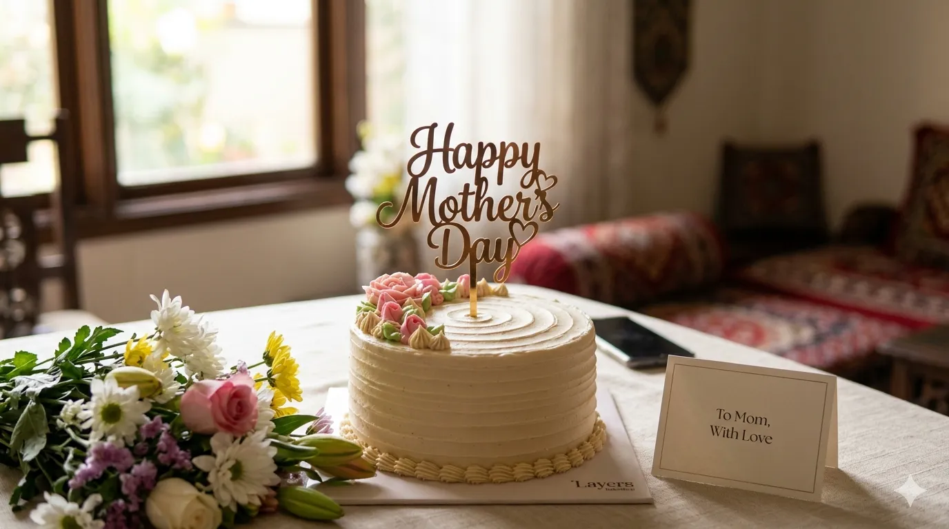 How to send a gift to Pakistan with Layers Bakeshop Mother’s Day Cake