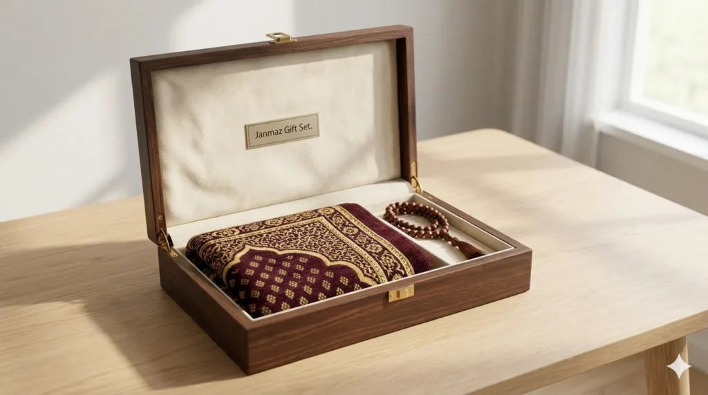 Send a gift to Pakistan with a Beautiful Janmaz Gift Box for Her