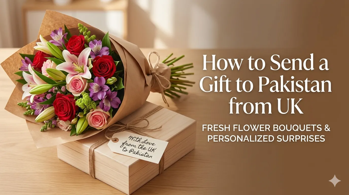 How to Send a Gift to Pakistan from UK with Fresh Flower Bouquets