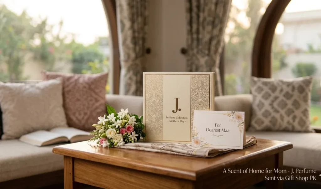 Send a Gift to Pakistan with a J. Perfume Gift Set for Mother's Day